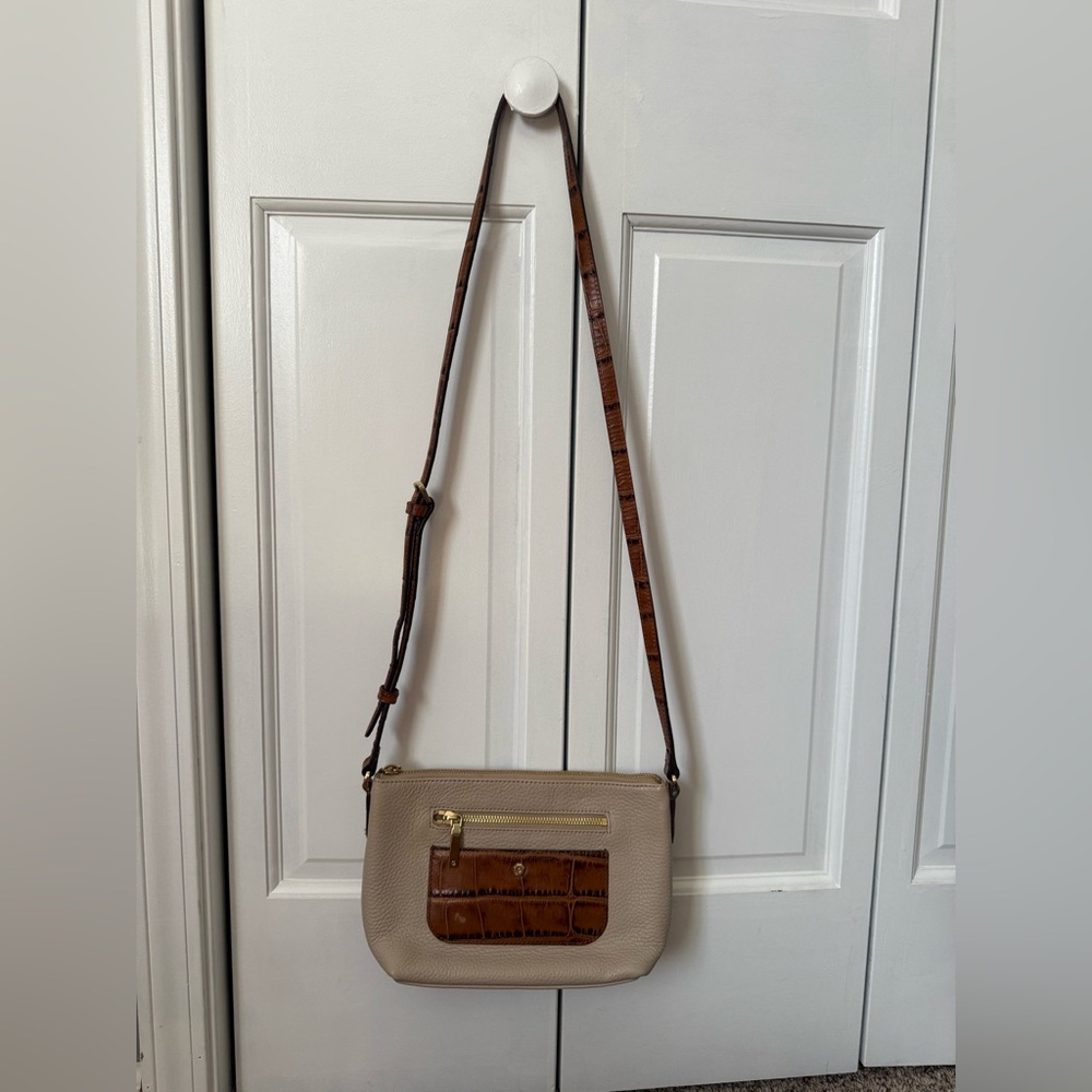 Stylish Beige and Brown Women's Bag